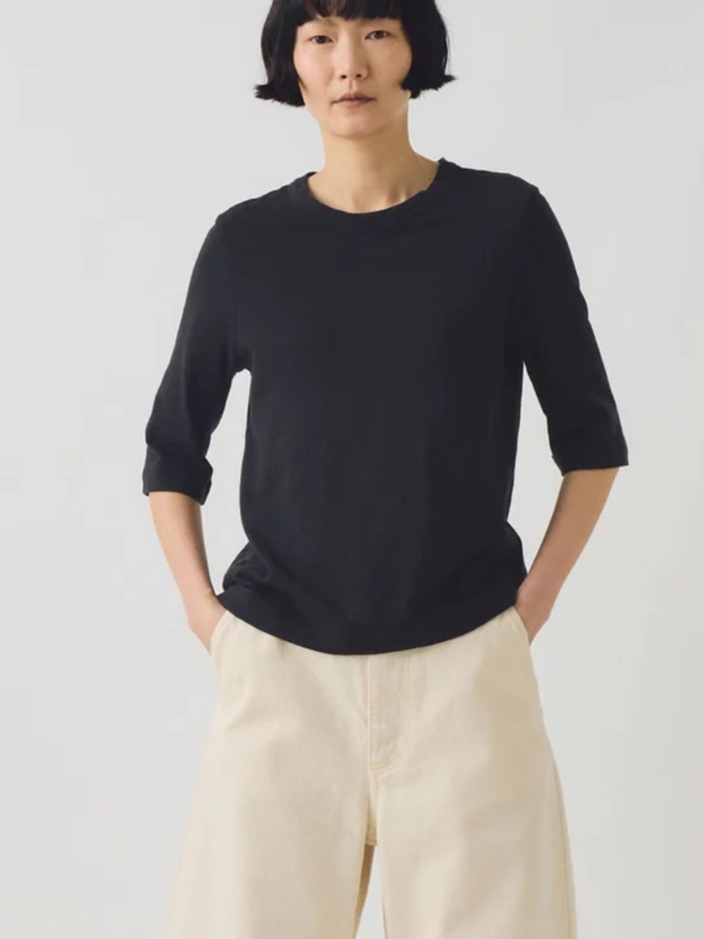 TOAST Cleo Garment Dyed Organic Cotton Tee Small